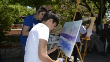 Pertek'te Gençler Sanat İle Buluştu